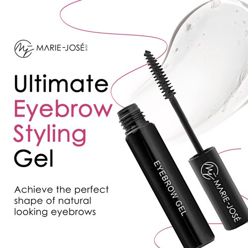 Marie-José & Co Clear Eyebrow Gel - Brow Lamination Effect - Eyebrow Wax Gel - Clear Brow Gel 0.34 fl.oz