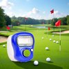 5 Digit LED Digital Row Counter, Display Counter Clicker,Handheld Number Click Counter,Finger Tally Counter,Electronic Finger Counter Hand Tally Counter with Ring for Golf,Track and Field Lap Counters