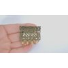 Generic Small/medium gold and bronze metal filigree hair claw clip jaw clip