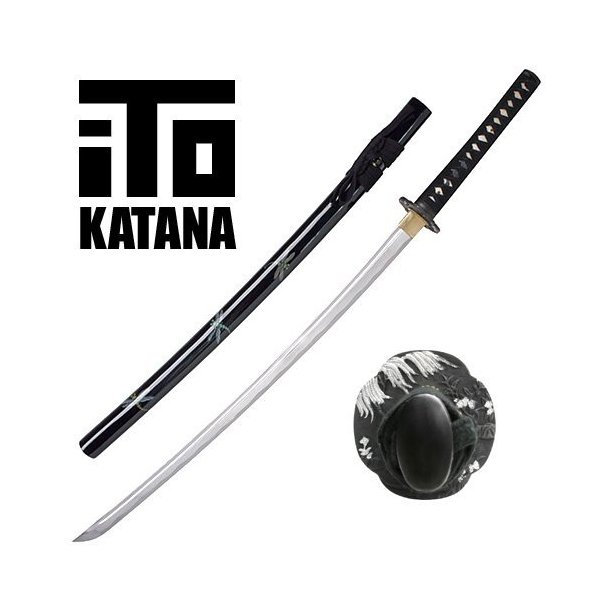 Samurai Sword Full Tang Dragon Fly ITO Katana Model 450