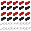 smseace 40Pcs 30Amp Power Connectors 1.5-4mm² (20-12AWG) Quick Disconnect Power Pole connectors,Including 10pcs Red/10pcs Black housing，20pcs 30A Contacts Battery Connector Modular Power Connector