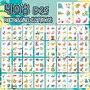 EMOME 408 Styles Glitter Temporary Tattoos for Kids, Dinosaur Tattoos Stickers Boys Waterproof, Dinosaur Theme Party Favors Supplies Decorations Gifts for Children Birthday