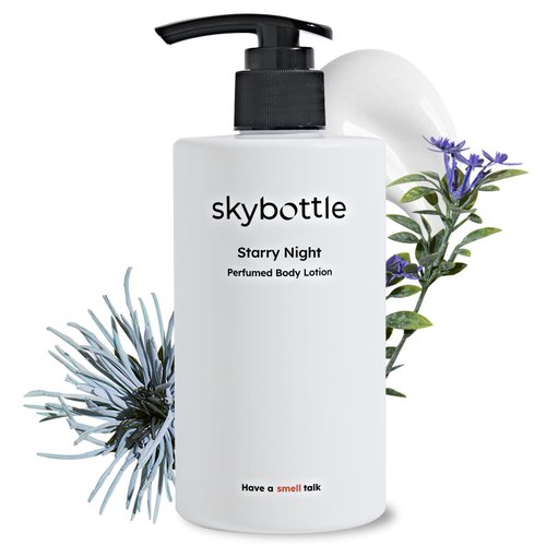skybottle Daily Moisturizing Body Lotion Perfumed with Ylang Ylang, Jasmine, Musk Scent, Fast Absorbing, Lightweight and Extra Hydrating Cream for Dry Skin, for Women & Men, 10.1 Fl. Oz