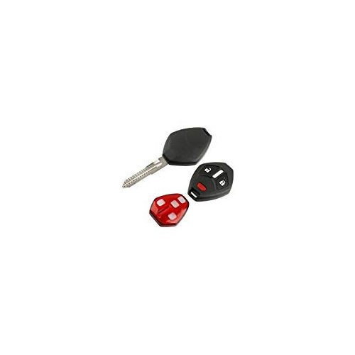 Key Fob Keyless Entry Remote Shell Case & Pad fits Mitsubishi Outlander Lancer Mirage i-MEIV