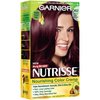 Garnier Nutrisse Nourishing Hair Color Creme, 362 Darkest Berry Burgundy (Packaging May Vary)