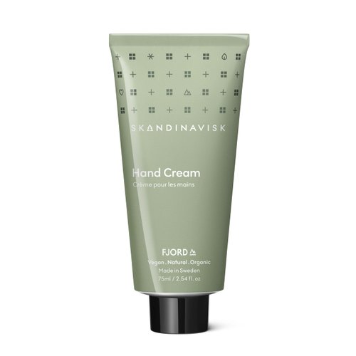 Skandinavisk FJORD Hand Cream, Scent Notes: Green Apple, Pear Blossom, Orchard Fruits and Redcurrants, Vegan Formula, 2.54 fl. oz.
