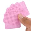Lint Free Nail Wipes, 1200Pcs Pink Eyelash Extension Glue Cleaning Wipes, Absorbent Soft Non-woven Fabric Gel Nail Polish Remover Pads, No Lint Nail Cotton Pads for Eyelash Extensions Nails Lash Glue