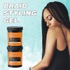 wodemate Braiding Gel | Neat Braid Gel & Shining Hair Jam & Edge Control |Extreme Hold, No Flaking & Long Lasting | Loc Gel for Retwist, Box Braids & Cornrows | 16 oz
