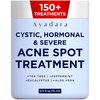 Ayadara Warrior One (0.5oz) Acne Spot Treatment with 2% Salicylic Acid, Cystic and Hormonal Acne Cream, Acido Salicilico Acne Spot Treatment for Face, acne Cream for Adults and Teens, 150+ Uses