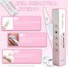 GlossyVisus Gel Remover for Lash Extensions, 1 PC Glue Lash Clusters Gel Removal Pen, Low Irritation for Sensitive Skin Lash Extension Remover Individual Lashes Glue Remover