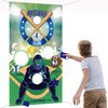 Baseball Toss Games with 3 Bean Bags, Indoor Outdoor Bean Bag Toss Game for Children and Adults Sport Theme Party Decorations Supplies