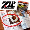 Zip Hinge 2 Pack Plus | Made in The USA Gutter Extension Hinges | Also Includes Clasp, Screws, Magnetic Nutsetter & Instructions | Easy DIY Installation on Any Size Rectangle or Square Downspout