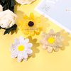 3 Pack Flower Hair Claw Clips for Women Big Cute Daisy Hair Clips 90s Flower Claw Clip Hair Barrettes