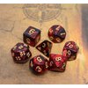 Polyhedral DND Dice Set (6 Colors with Red Black)