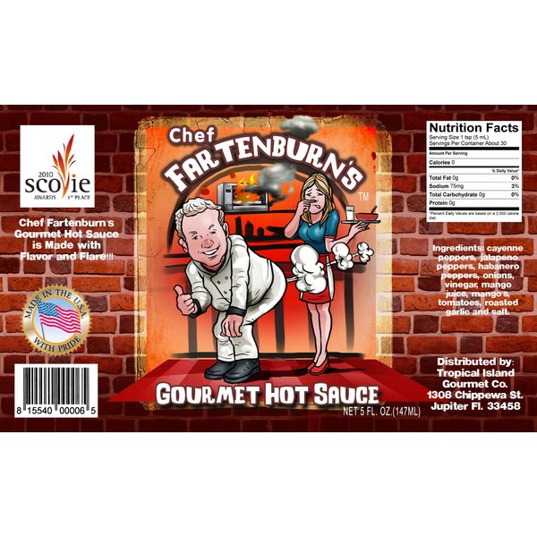 Chef Fartenburn's Gourmet Hot Sauce