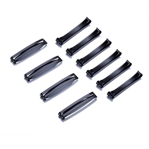 Pack of 24 Metal Hair Barrettes Clips No-slip Grip Stay Tight Barrettes for Girls and Women, Black