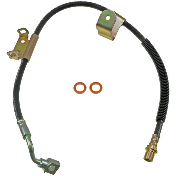 Dorman H620051 Front Driver Side Brake Hydraulic Hose Compatible with Select Chevrolet / GMC / Hummer Models,Black