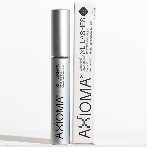 AXIOMA XL Lashes - Eyelash Serum & Eyebrow Growth Serum - Peptide Complex - Lash Serum without Prostaglandin, Clean Beauty Formulation, for Beauty Lovers- Eyelash Growth Serum Lash Serum -0.10 fl Oz