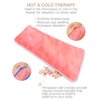 Eurow Luxe Microwavable & Freezable Himalayan Salt Eye Pillow Mask, Pink