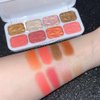 8 Colors Blusher Highlighter Makeup Palette, Waterproof Natural Matte blush Waterproof Shimmer Highlight Bronzer Pink Eyeshadow Make up for Cheeks (Highlighter & Blusher)