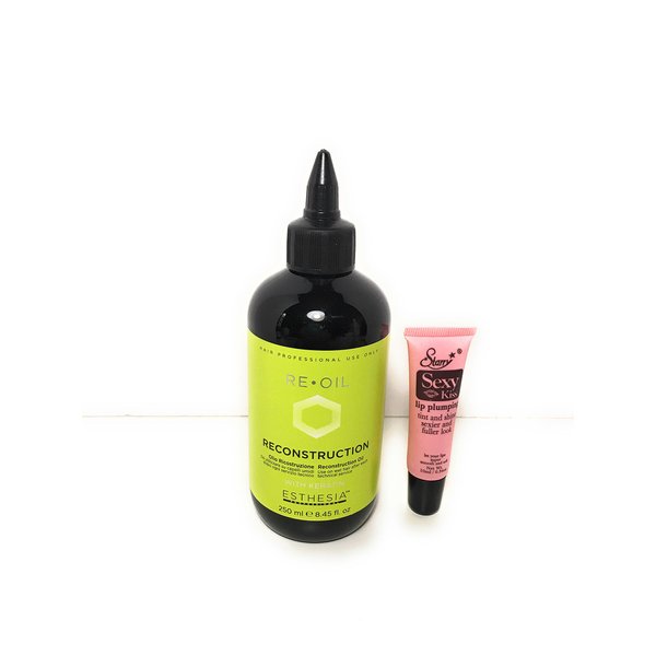 Maxima Esthesia Re.Oil Reconstruction Oil 250ml /8.45 oz -Free Starry Lip Plumping Gloss 10ml