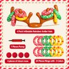MGparty Christmas Inflatable Reindeer Antler Toss Game for Xmas Kids Teens Party Favors Supplies Toss Game