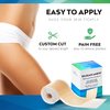 New Silicon Gel Medical Grade Scar Tape- Para Cicatrices Soft Silikan Silicone Sheeting Strips Breast Scar Surgery Pale Skin Color Roll 1.6” X 60” /4 mths Scar Recovery Soft Thin Silicone Adhesive