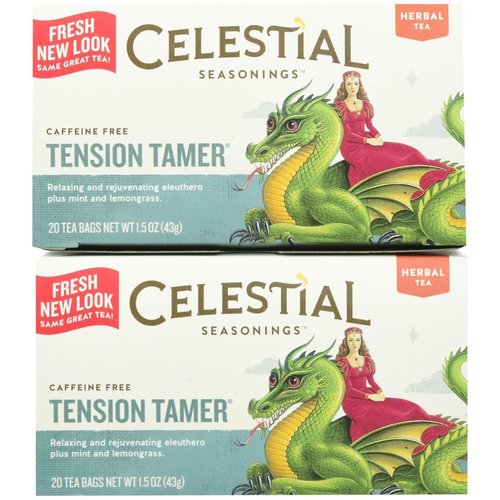Celestial Seasonings Tension Tamer Tea Bags, 20 ct, 2 pk