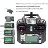 DTXMX Flysky FS-i6X 10CH Radio Transmitter and Receiver FS-iA10B 2.4G RC Controller for Airplane Helicopter FPV Drone RC Quadcopter