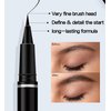 Easilydays Eyebrow Pencil Ultra-Fine Liquid Eyeliner, Wild Eye Makeup Water Eyebrow Pen, Waterproof Brow Pen Eye Pencil, Multifunctional Finish，Longwearing, Smudge-proof, Ultra-Fine Tip (03)