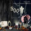 Black Tinsel Backdrop Curtain - GREATRIL Tinsel Curtain Party Backdrop Streamers for Wizard Birthdays/Stranger Theme/Doorway/Halloween Decorations Party - 2 Packs