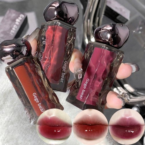 DENESTUP 3 Colors Lip Gloss Set Shine Glossy Plumping, Moisturizing Smooth Soft Glass Finish Liquid Lip Gloss Tint for Glowy Hydrated Lips Makeup Set For Girls And Women (B) #5#6#7