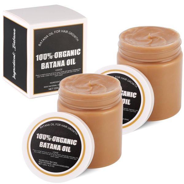 Divine Vitals Batana Oil for Hair Growth,Divine Vitals Organic Batana Hair Growth Oil,Adds Texture and Shine, Tangle-Free for Men and Women All Hair Types(2PCS)
