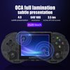 Dosnura RG353P Handheld Game Console Linux and Android Dual OS RK3566 64BIT 64G TF Card 4420+ Classic Games 3.5 Inch IPS Screen 3500mAh Battery Support 5G WiFi 4.2 Bluetooth(RG353P-Black)