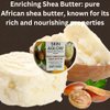 OLAZARAH Shea Butter Body Cream w/Organic Coconut Oil for 24-Hour Hydration and Glowing Skin, 10 Fl. oz