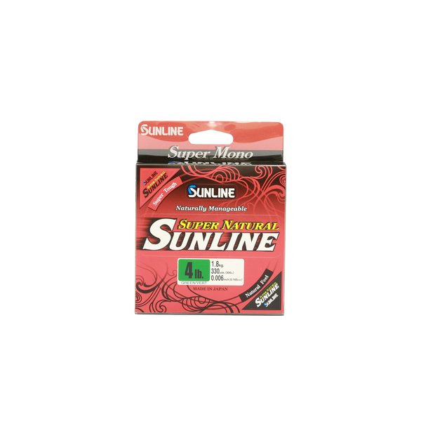 Sunline Super Natural Monofilament Fishing Line (Jungle Green, 6-Pounds/330-Yards)