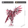 Piececool 3D Metal Puzzles for Adults, Thundering Wings Figure Mecha Model Kits Steel Metal 3D Model Building Blocks, Brain Teaser DIY Learning Toys for Teens Man Woman, 215 Pcs