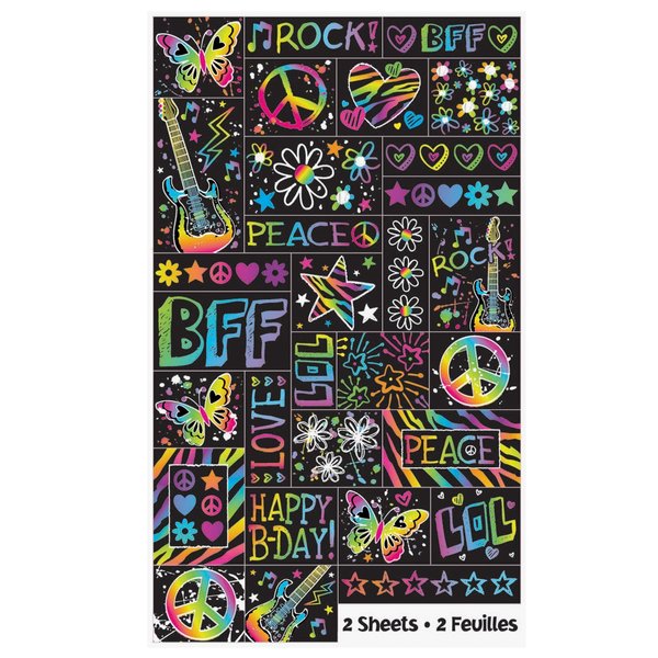 Neon Sticker Sheets