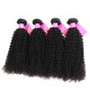Original Queen 100% Brazilian Unprocessed Virgin Kinky Curly Human Hair Weave 4 Bundles Deep Curly Hair Extensions Mixed Length 12 12 12 12inches