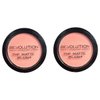 Pack of 2 Makeup Revolution Beauty The Matte Blush, Beloved