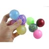 Curious Minds Busy Bags 8 Mini Stress Balls - 4 Glitter, Metallic, Confetti, Glow in Dark 1.5" Stress Ball - Ceiling Sticky Glob Balls - Squishy Gooey Shape-able Squish Sensory Squeeze Balls