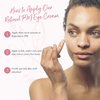100% PURE Retinol Eye PM Cream, Anti-Aging Eye Cream for Wrinkles, Pure Retinol Cream, Wrinkle Cream Promotes Collagen (0.5 oz)