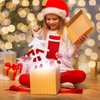 Canlierr 8 Pcs Christmas Elf Clothes Doll Accessories Santa Clothing Set Include Christmas Elf Sleeping Bag 2 Bathrobe with Boot and Cap for Elf Doll Clothes Kit