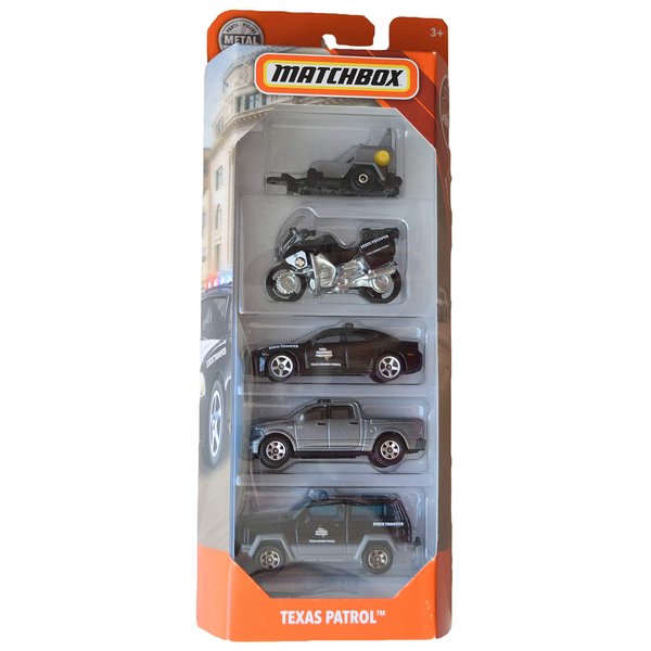 Matchbox Texas Patrol 5 Pack, Rescue Series