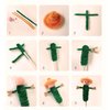 Cuttte Pipe Cleaners Craft Supplies - 100pcs Dark Green Pipe Cleaners Craft Kids DIY Art Supplies, Pipe Cleaner Chenille Stems, Dark Green Pipe Cleaners Bulk (6 mm x 12 inch)