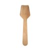 Perfect Stix - Green Spoon 95-100ct Green Spoon 95- Wooden Square Compostable Cutlery Taster Spoon with Concave, 3-1/2" Length, 100ct