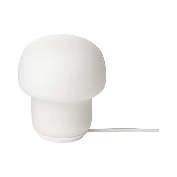 Ikea Glass Table Lamp, White, Pack Of 1 - Led