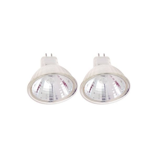 KOR (Pack of 2) 10 Watt MR11 12 Volt Precision Halogen Reflector Fiber Optic Light Bulb 10W 12V