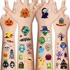 Awinmay Halloween Temporary Tattoos for Kids - 11 Sheets Halloween Trick or Treat Fake Tattoos Stickers for Boys and Girls,Halloween Party Favor for kids Halloween Gifts Goody Bag Stuffers 120 Pieces