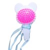 Artkingdome 5.3'' Cute Panda Handle Comb Toddler Hair Brush Detangling Anti-static Soft Massage for Kid's Curly Straight Wet Dry Hair brushes Hair Combs Gift Pink
